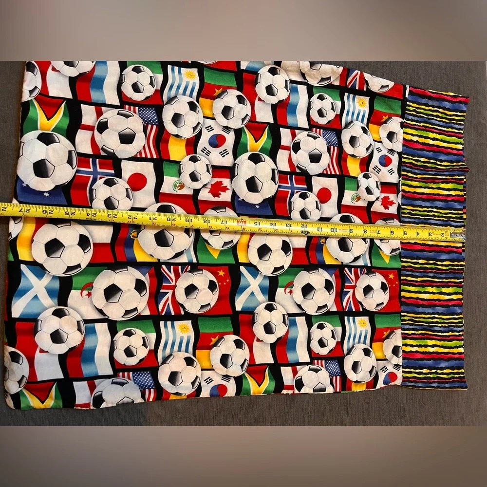World Cup soccer pillowcase